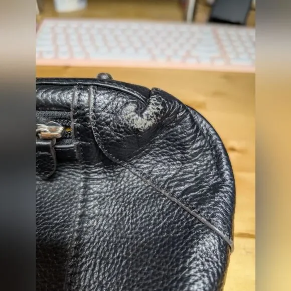 Lodis Black Pebbled Leather Tote Bag - Picture 9 of 9